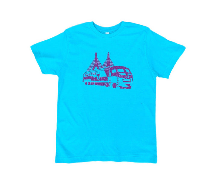 Youth Kids MBTA Commuter Rail Zakim Bridge T-Shirt
