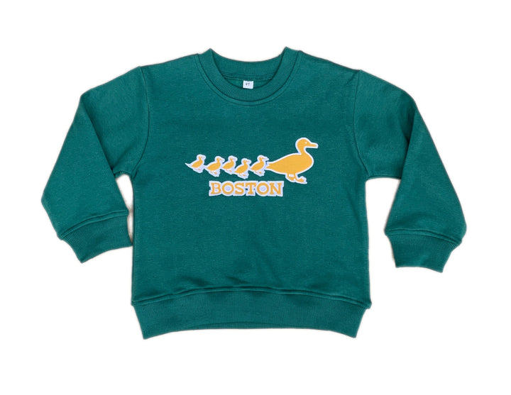 Boston Make Way for Ducklings Applique Sweatshirt for toddler children