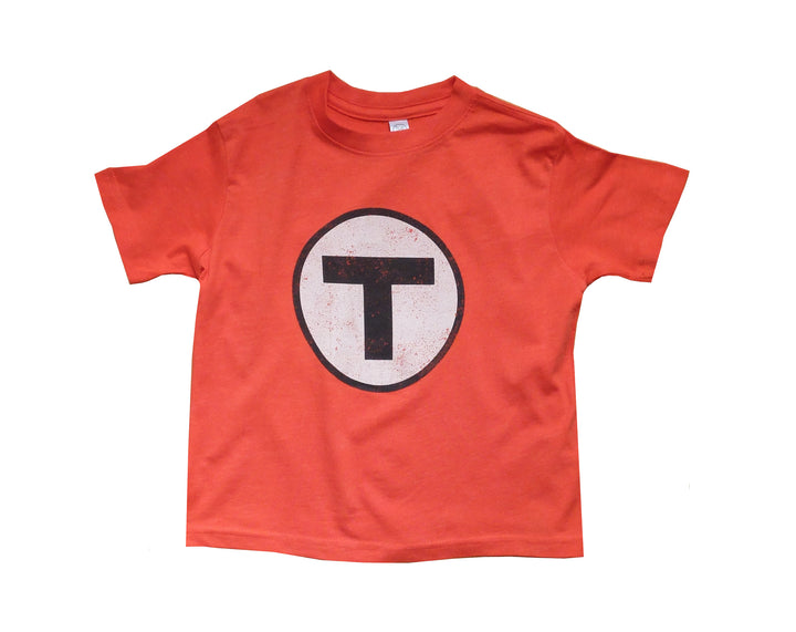 Toddler Boston MBTA Orange Line T Logo T-shirt