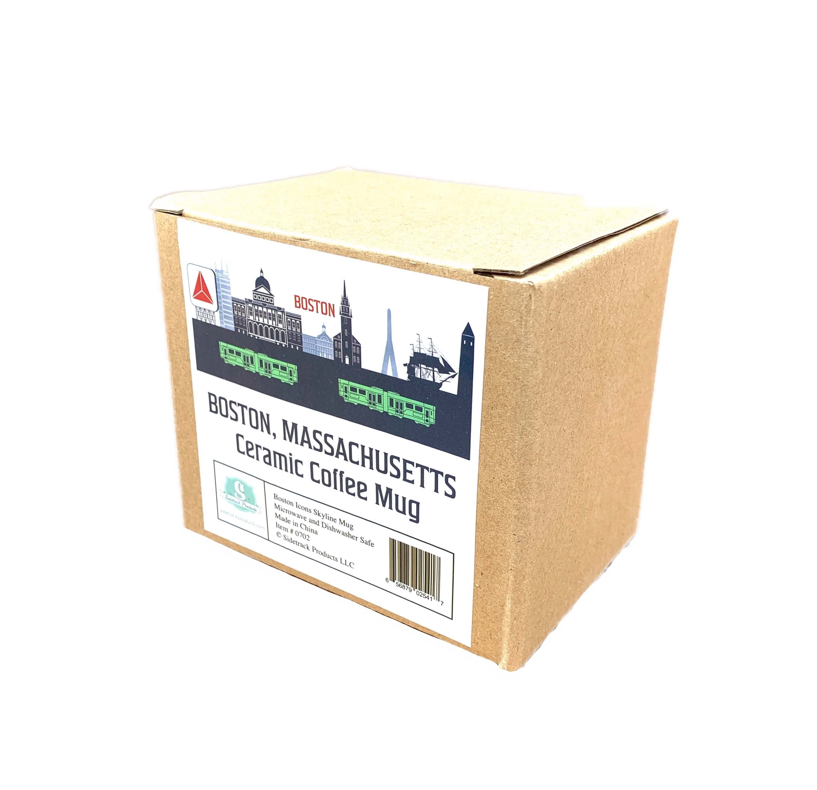 Boston Icons Landmark Skyline Coffee Mug in Box