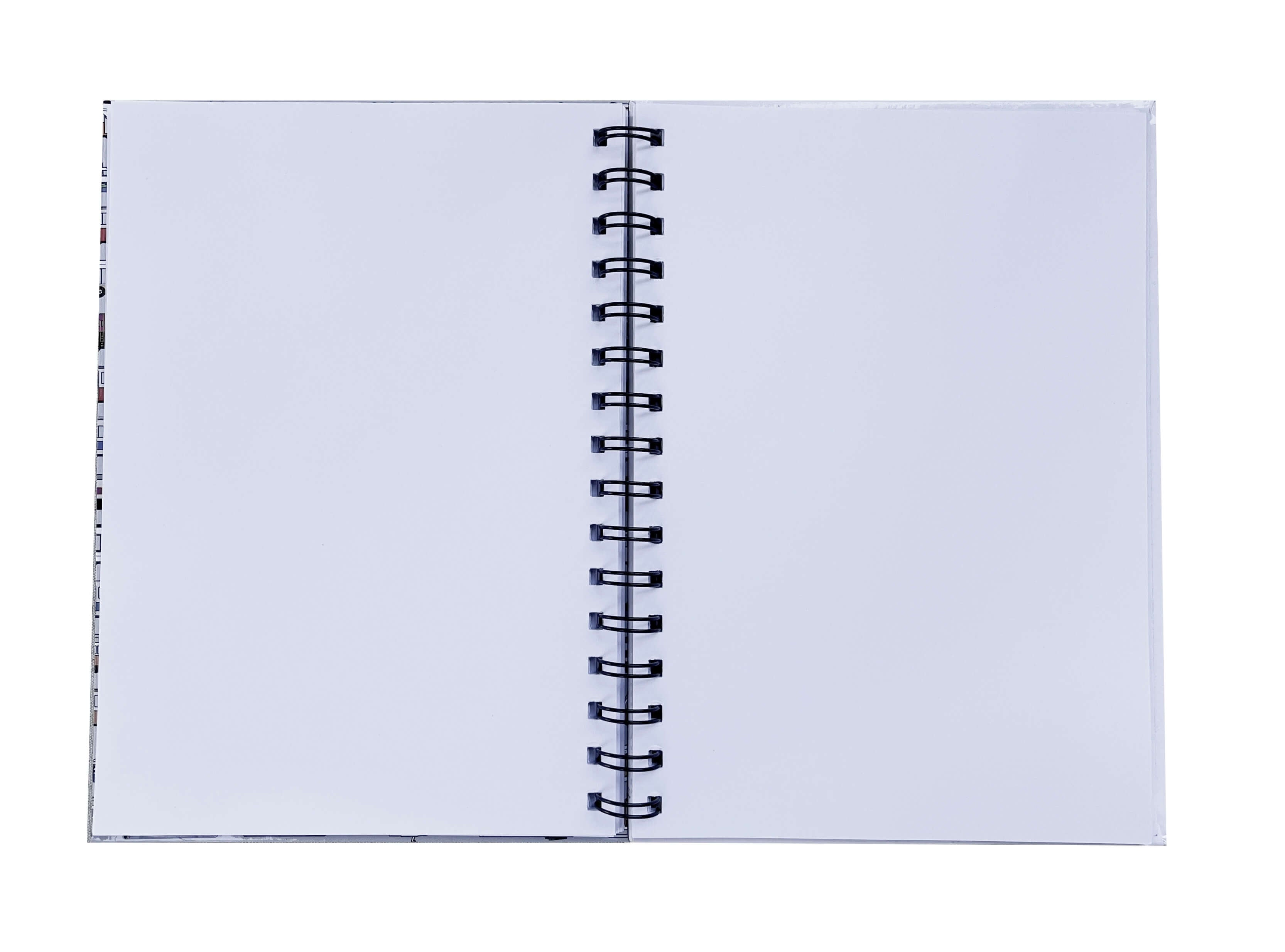 Boston MBTA light blue spiral notebook journal with blank pages