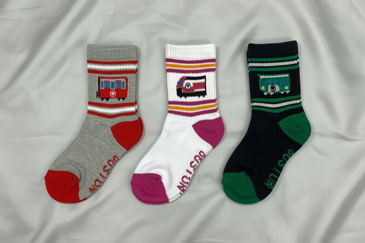 Toddler MBTA Crew Socks 3-Pack