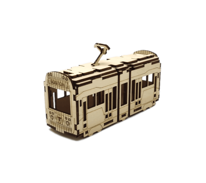 Boston MBTA Type 9 Subway Trolley 3D Wood Puzzle