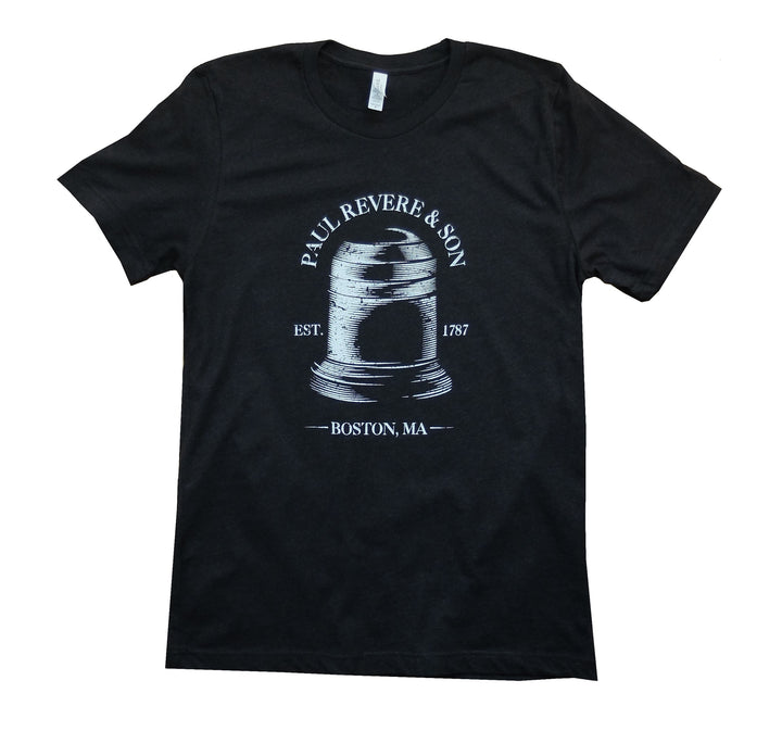 Boston Paul Revere Foundry T-Shirt - Heather Black