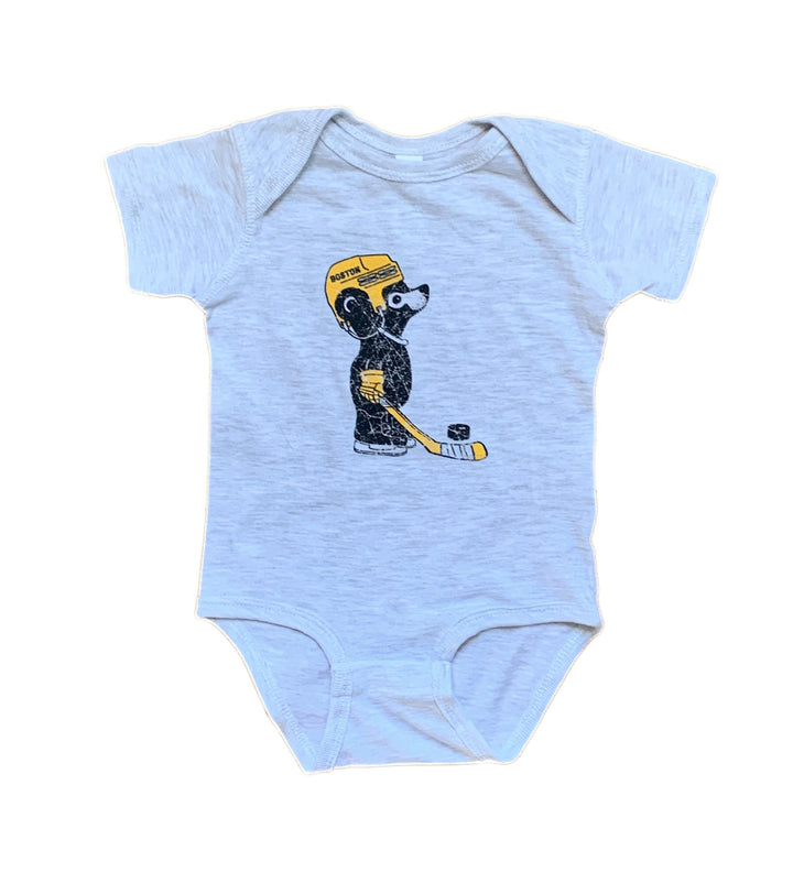 Boston Bruins Cub Onesie - Ash