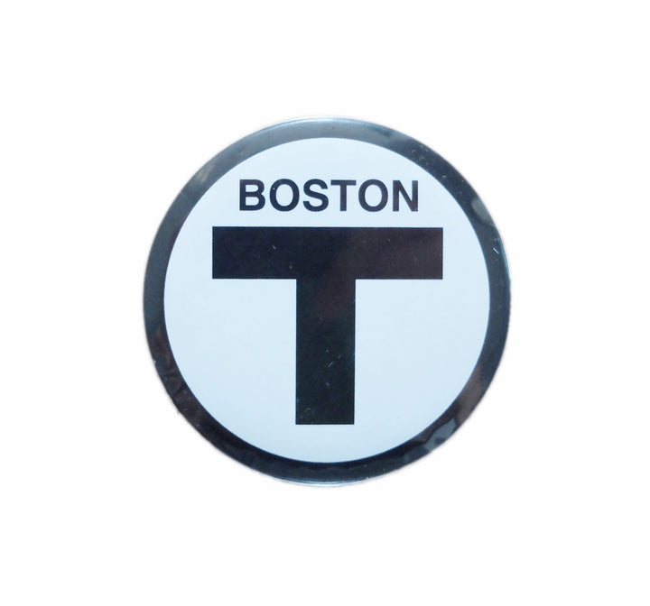 Boston MBTA T Logo Refrigerator Magnet