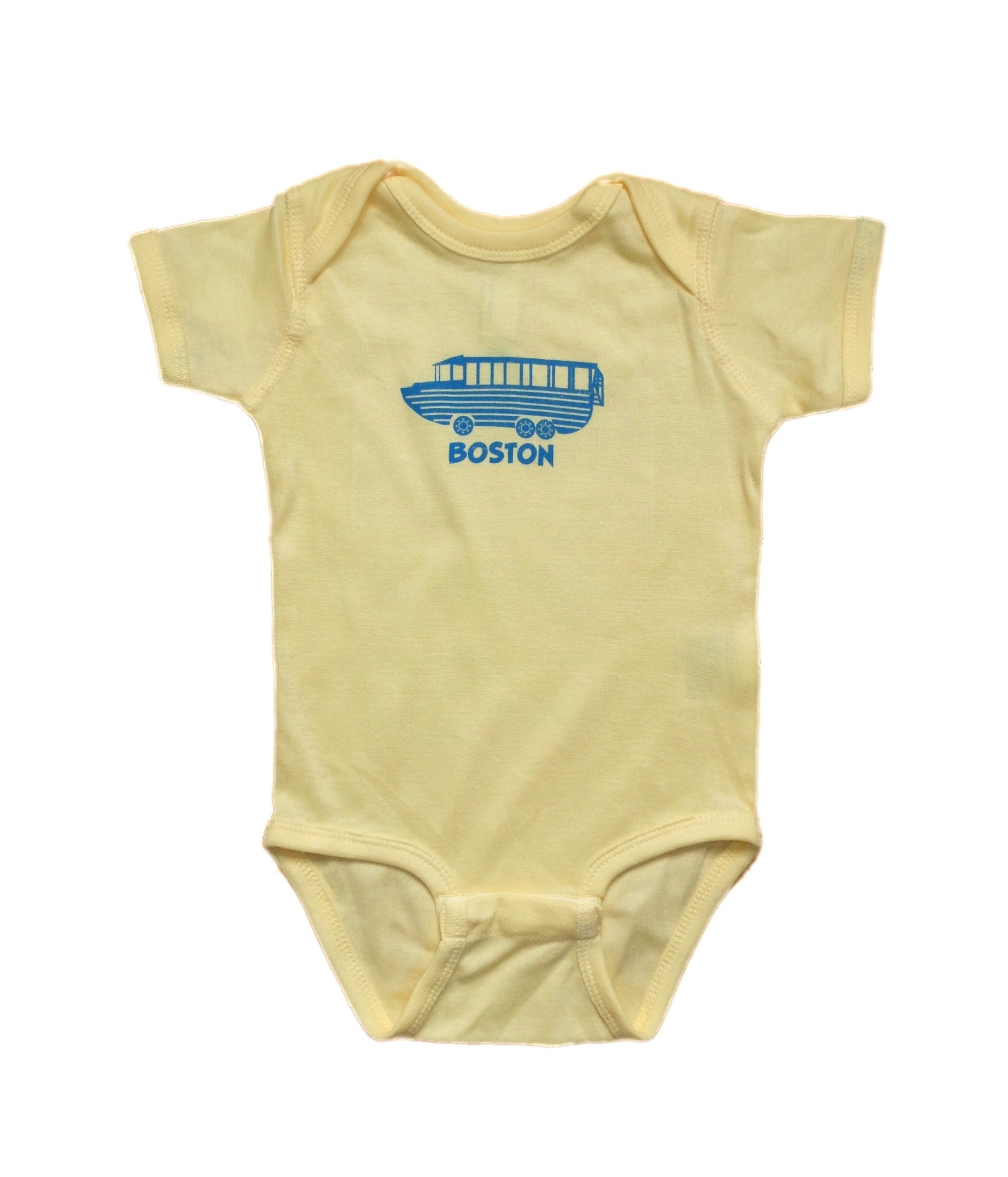 Boston Duckboat Onesie - Light Yellow