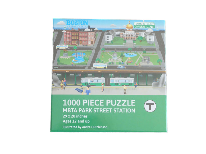 Boston MBTA 1000 Piece Jigsaw Puzzle