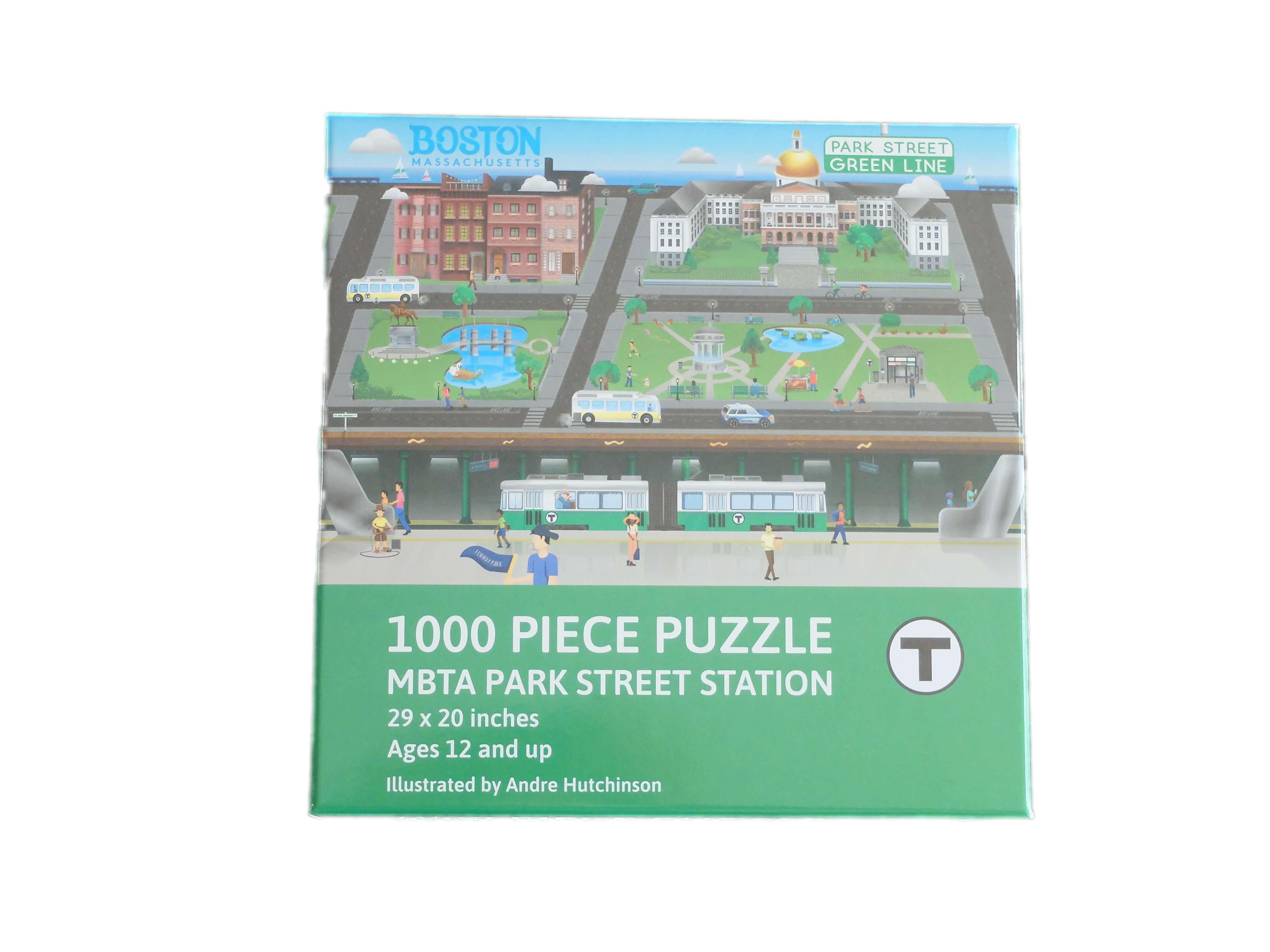 Boston MBTA 1000 Piece Jigsaw Puzzle