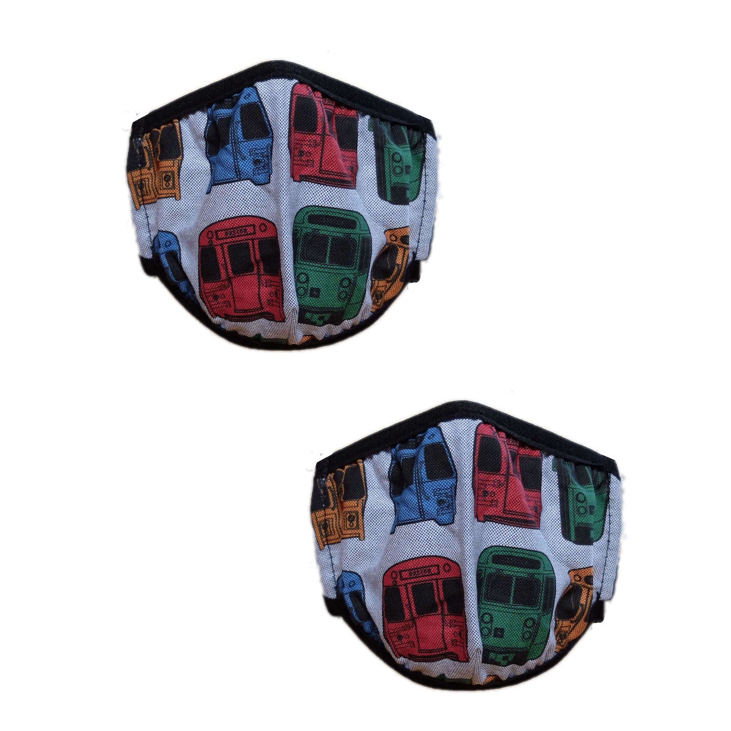 Boston MBTA Toddler Kids Face Mask Bundle