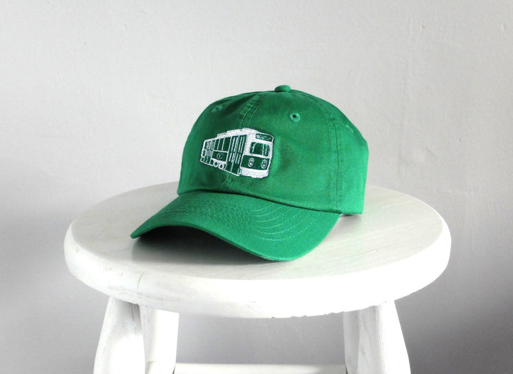 Youth Boston MBTA Embroidered Green Line Trolley Hat - Green