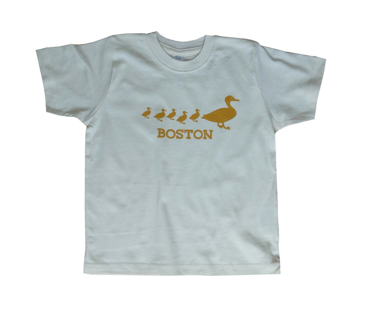 Toddler Make Way for Ducklings Boston tee - natural
