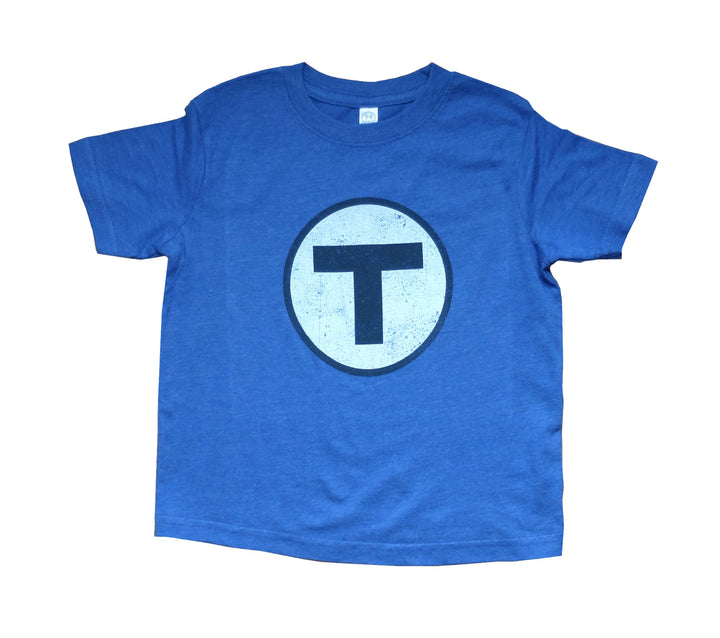 Toddler Boston MBTA Blue Line T Logo T-shirt