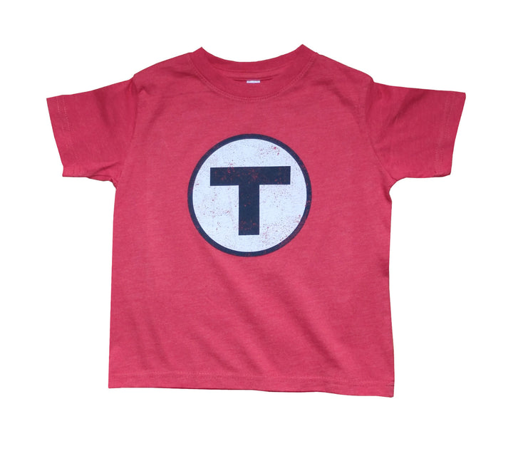 Toddler Boston MBTA Red Line T Logo T-shirt