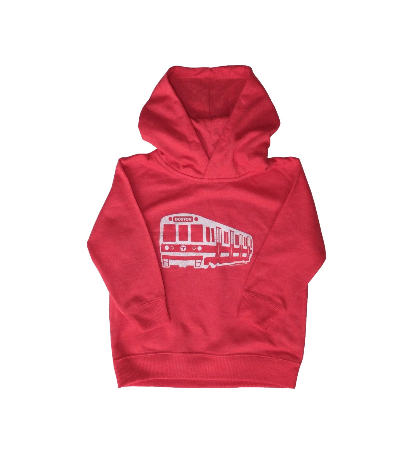 Toddler Boston MBTA Red Line subway train hooded sweatshirt