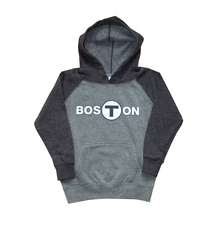 Toddler Boston MBTA T Logo Banner Hoodie
