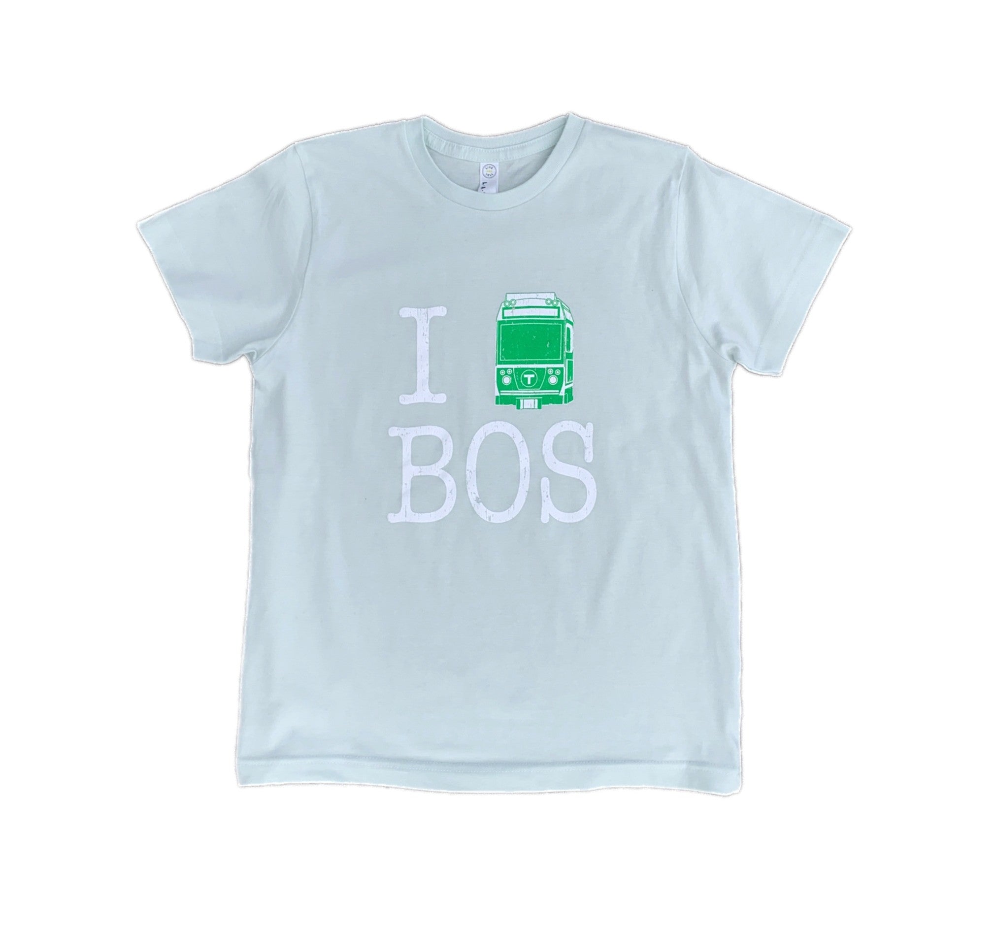 Youth I Green Line Boston T-Shirt - Light Green